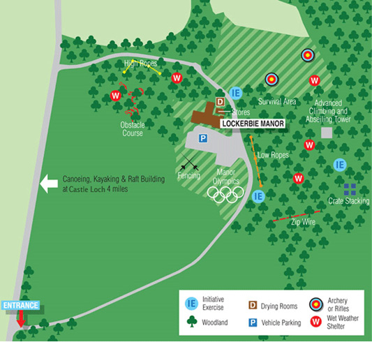 lockerbie activity centre map